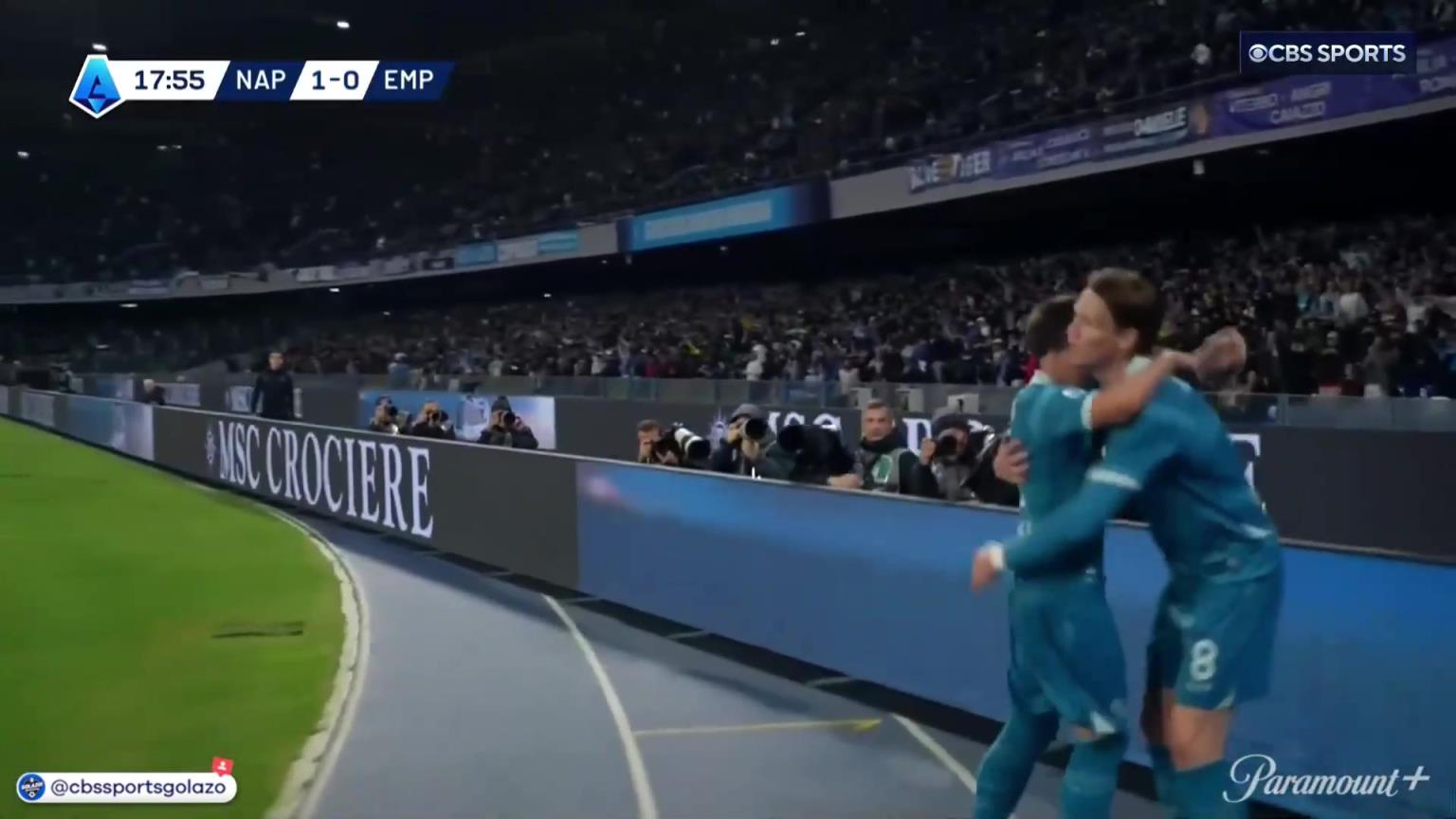 完美進(jìn)球！麥克托米奈中場(chǎng)帶球一條龍外圍勁射破門(mén)！